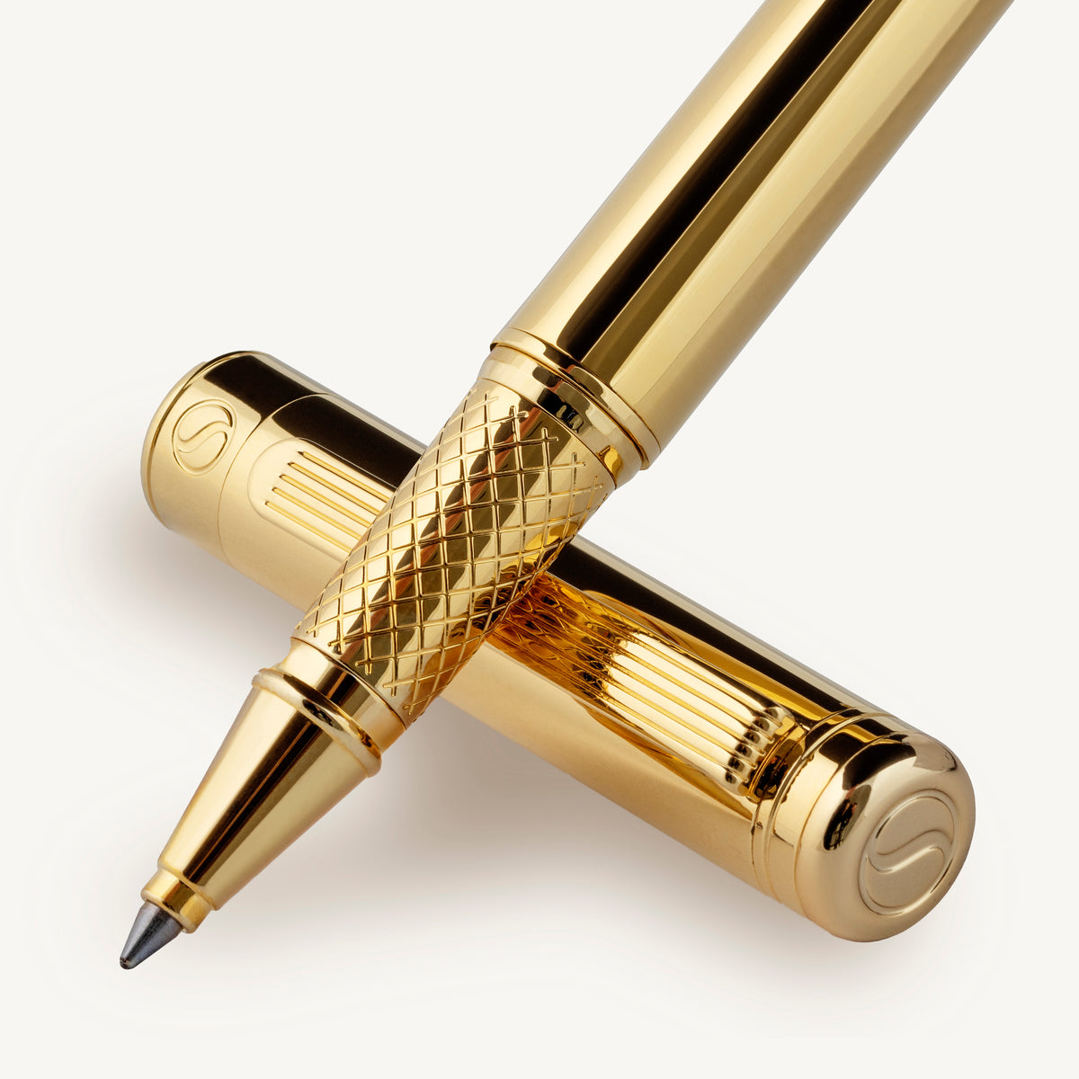 Stylo roller classique Scriveiner or