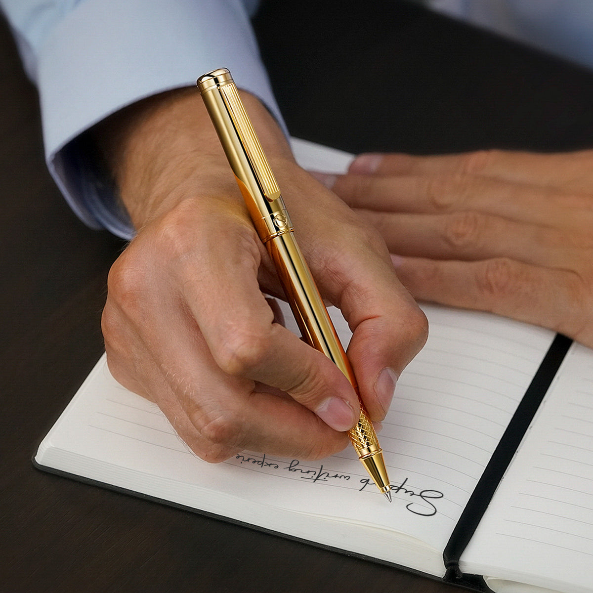 Stylo roller classique Scriveiner or
