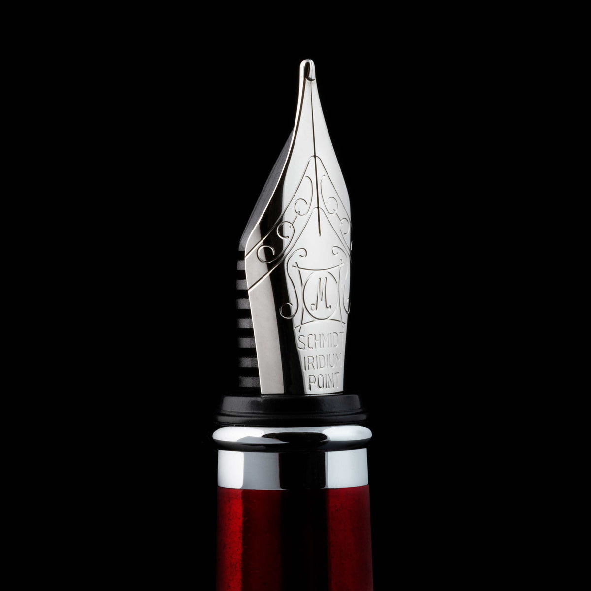 Scriveiner Classic Crimson Red Fountain Pen - Medium Nib