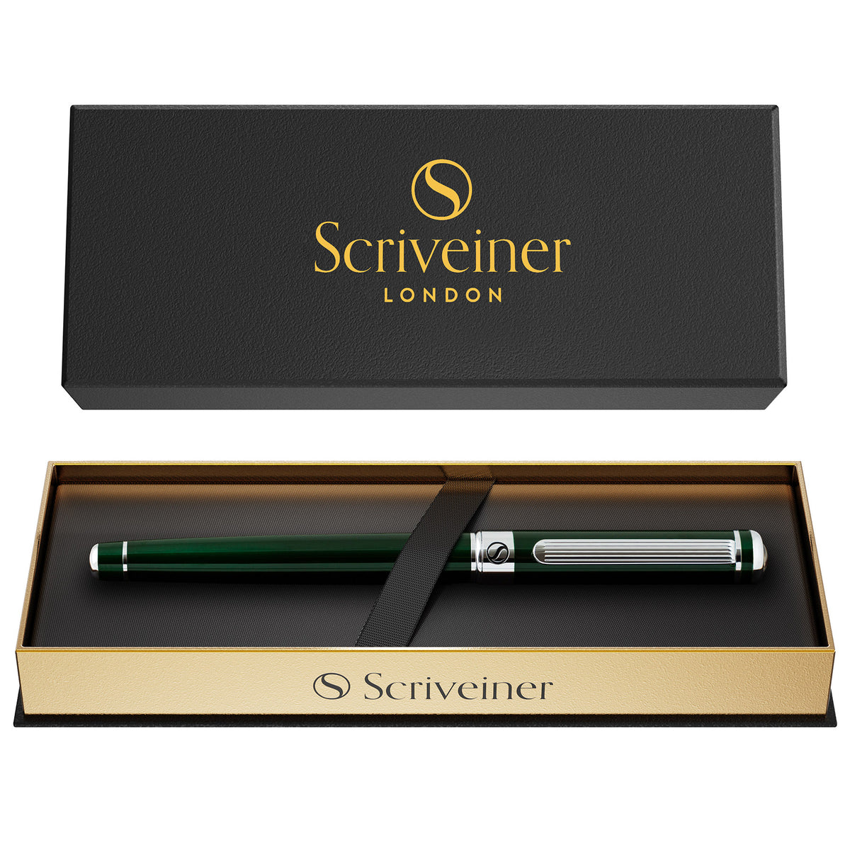 Penna rollerball Scriveiner Classic British Racing Green