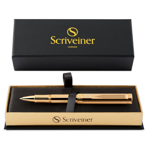 Scriveiner Pocket Pen Gold Rollerball Pen