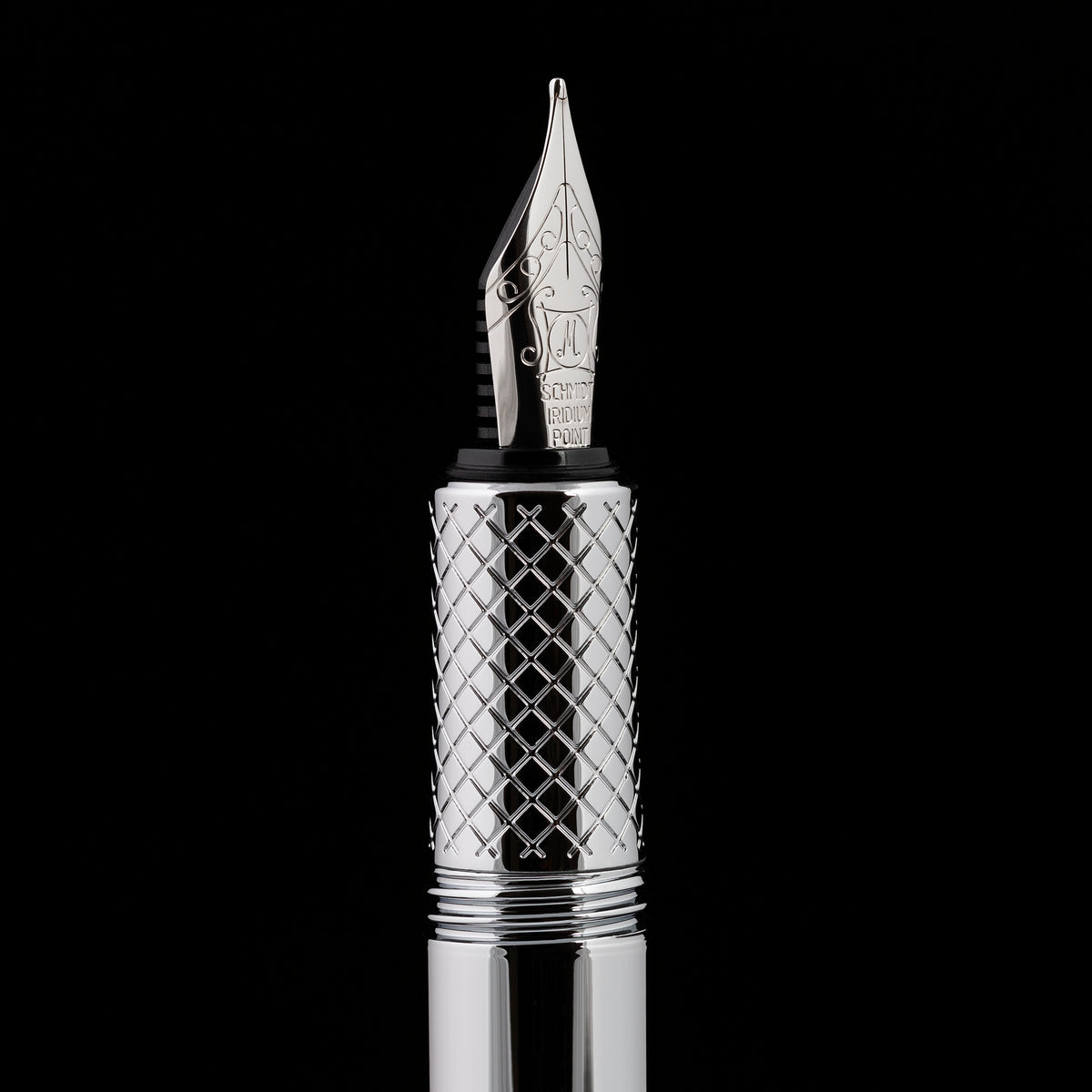 Stylo plume Scriveiner Pocket Pen argent chrome - Pointe moyenne
