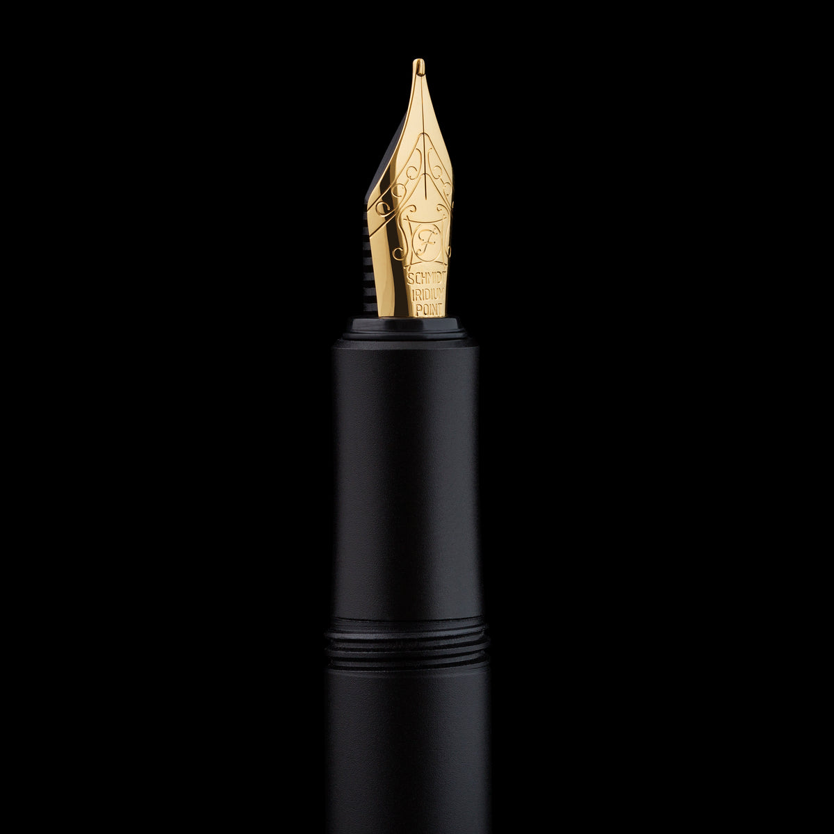 Stylo plume Scriveiner Pocket Pen noir or - Pointe moyenne