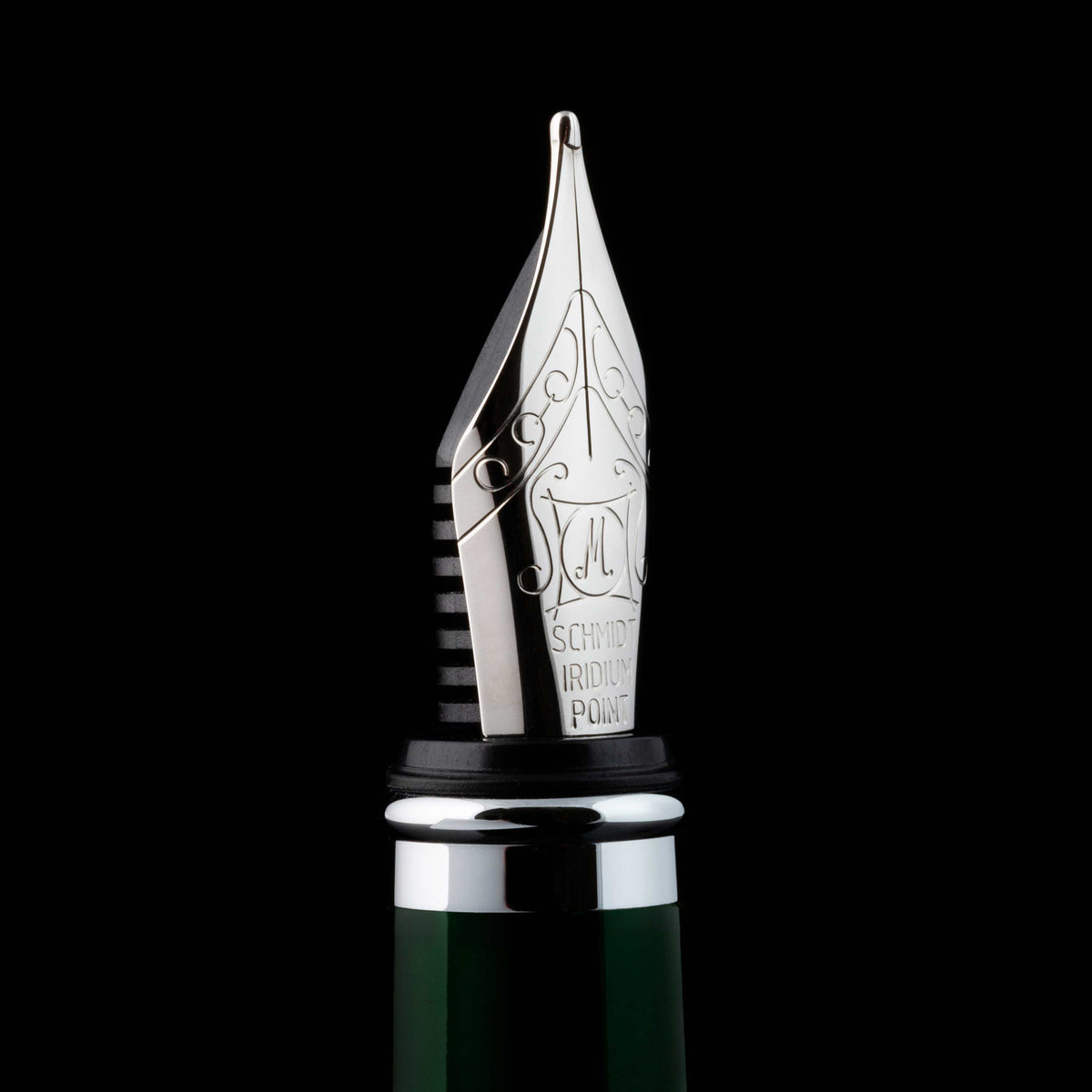 Stylo-plume classique Scriveiner vert British Racing - Pointe moyenne